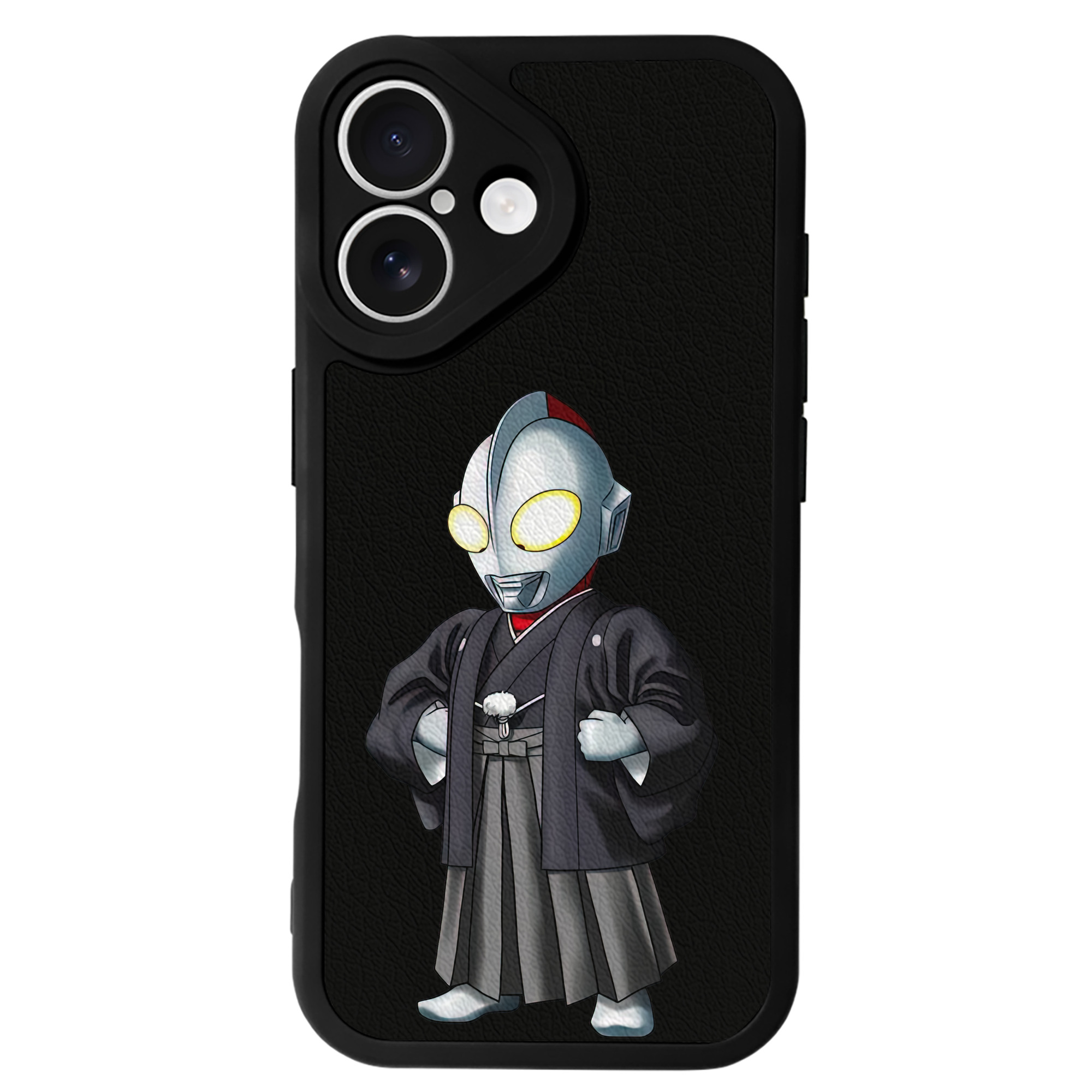 （画像用） ウルトラマン Ultraman 【iPhone 16シリーズ対応】シリコンスマホケース（レザー調） 材質：シリコン